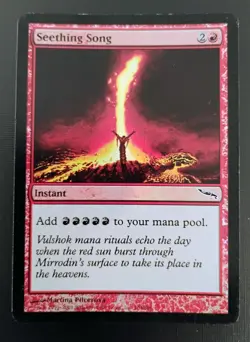 Seething Song - Foil - MtG - Mirrodin - LP - Image 1