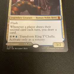 King T'Challa Marvel Super Heroes; MTG - Image 4