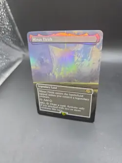 Magic: The Gathering Bordeleless Foil Minas Tirith LoTR MTG R 0341 - Image 3