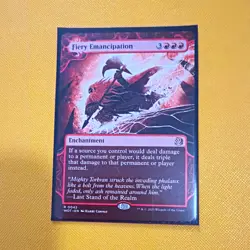 Wizards of the Coast MTG Fiery Emancipation 0042 Foil Rare EN Enchanting Tales - Image 1