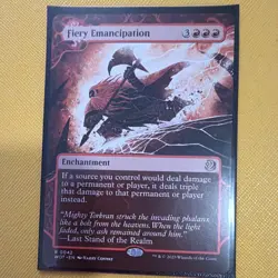Wizards of the Coast MTG Fiery Emancipation 0042 Foil Rare EN Enchanting Tales - Image 2