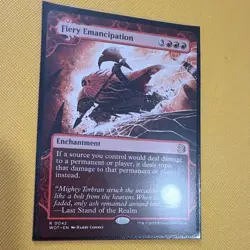 Wizards of the Coast MTG Fiery Emancipation 0042 Foil Rare EN Enchanting Tales - Image 3