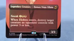 Elektra, Daughter of the Hand (Borderless) (366) MSH Marvel Super Heroes Foil - Image 3