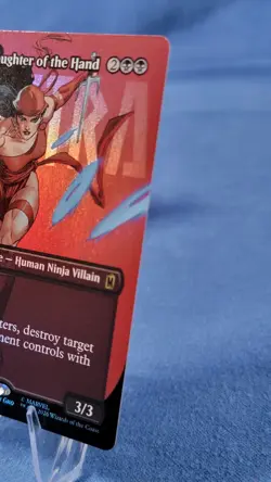 Elektra, Daughter of the Hand (Borderless) (366) MSH Marvel Super Heroes Foil - Image 4
