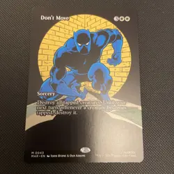 Don't Move (Borderless) Marvel Universe Eternal-Legal; MTG - Image 1