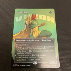The Vision (Borderless) Marvel Super Heroes Foil - Image 1