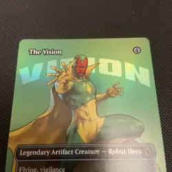 The Vision (Borderless) Marvel Super Heroes Foil - Image 2