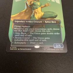 The Vision (Borderless) Marvel Super Heroes Foil - Image 3