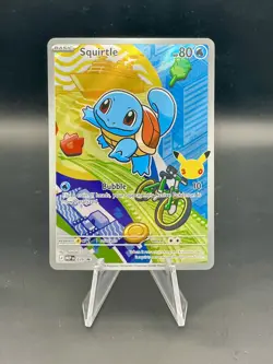 2026 Pokemon Squirtle 039 First Partner Illustration Full Art Holo Promo - Image 1