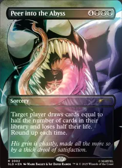 Foil VENOM UNLEASHED Colors Marvel's Spider-Man Secret Lair Drop SLD MTG PRESALE - Image 4