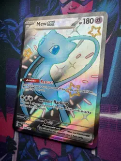 Pokemon TCG Mew EX 216/091 Paldean Fates Full Art Shiny Ultra Rare NM Condition - Image 2