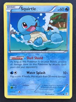 Pokemon TCG Squirtle 29/149 Boundaries Crossed MP - Image 1