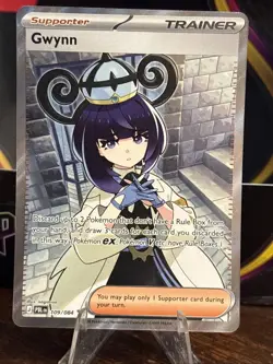 Gwynn 109/084 ME05: Pitch Black NM Pokemon TCG Ultra Rare - Image 1