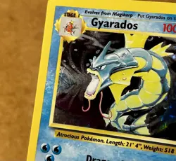 Pokemon TCG Gyarados Base Set 6/102 Holo Rare Unlimited (NM) - Image 3