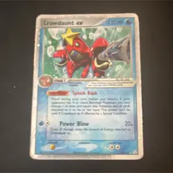 The Pokemon Company Crawdaunt ex 99/110 EX Holon Phantoms Holo - Image 1