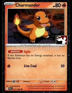 Charmander (Cosmos Holo) 011/094 Common Prize Pack Series Cards Pokemon NM/M - Image 1