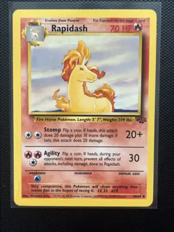 Pokemon Rapidash 44/64 Jungle Set Uncommon 👍 - Image 1