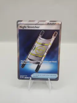 Pokemon TCG Night Stretcher 173/132 Hyper Rare Trainer Item Full Art Holo NM - Image 1