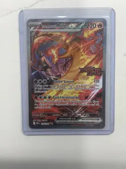 Pokemon TCG: Team Rocket’s Moltres Ex 229/182 SIR Stamped (Destined Rivals) - Image 1