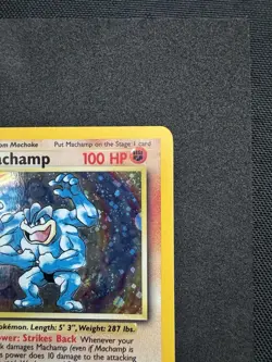 machamp 8/102 1st edition Base Set holo LP Pokemon - Image 4