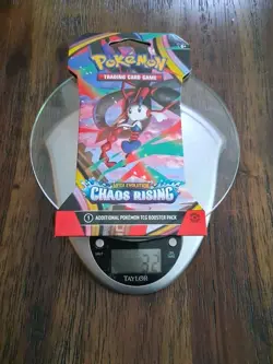 HEAVY! GOD PACKUU SIRUU 32g Chaos Rising Pokemon TCG Sleeved Booster (SEALED) - Image 1