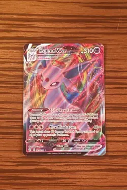 Espeon Vmax Pokemon Holo 65 Evolving Skies - Image 1