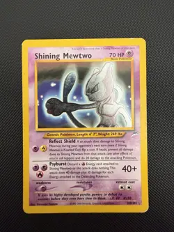 2002 Pokemon Neo Destiny Shining Mewtwo Holo #109/105 - Image 1