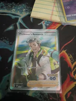 Pokemon TCG Professor’s Research Full Art 078/078 - Pokemon Go! - Image 1