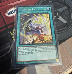 Konami Yu-Gi-Oh! Gordian Slicer ALIN-EN066 Foil 1st Ed Spell - Image 1