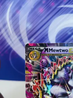 M Mewtwo EX 64/162 Breakthrough XY Mega Mewtwo Y MP UK seller - Image 4