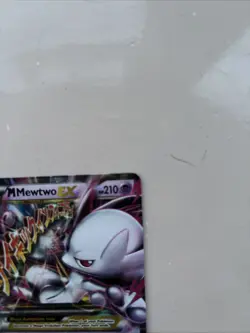 Pokemon M Mega Mewtwo EX Ultra Rare Holo TCG Card 64/162 XY Breakthrough - Image 4