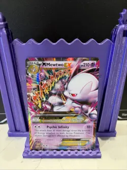 Pokemon M Mega Mewtwo EX TCG Holo Card Breakthrough 64/162 - Image 1