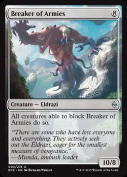 Breaker of Armies - Light Play MTG Battle for Zendikar - Image 1