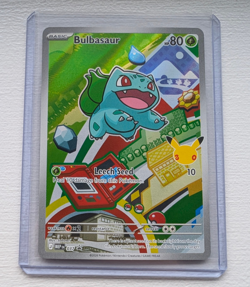 Bulbasaur MEP 037 Black Star Promo First Partner Series 1 Pokemon TCG - Image 1