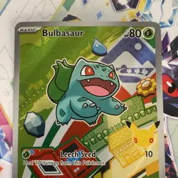 Pokemon TCG Bulbasaur MEP 037 First Partner Illustration Collection Series 1 NM - Image 3