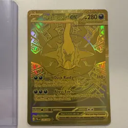 2026 Pokemon Mega Darkrai ex NM Gold Hyper Rare 120/084 Pitch Black Eng - Image 1
