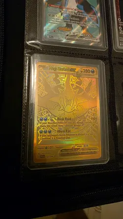 Pokemon TCG Mega Darkrai Ex 120/84 Hyper Rare Gold Card Pitch Black - Image 1