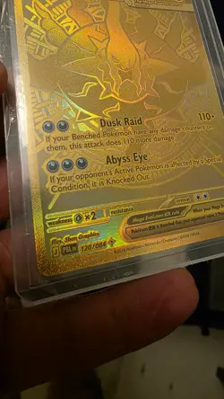 Pokemon TCG Mega Darkrai Ex 120/84 Hyper Rare Gold Card Pitch Black - Image 4