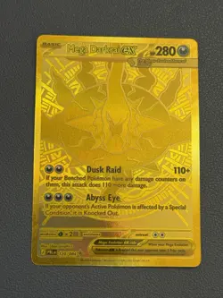 2026 Pokemon Mega Darkrai ex Gold Hyper Rare 120/084 Pitch Black English IN HAND - Image 1