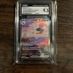 CGC 9.5 Charizard ex 199/165 SV Scarlet & Violet 151 SIR Full Art Holo - Image 1