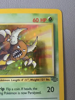 Pokemon TCG Pinsir 9/64 Jungle Unlimited Holo Rare 1999 WOTC Vintage - LP - Image 3