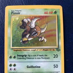 Pokemon TCG Pinsir Jungle 9/64 Holo Unlimited Holo Rare WOTC LP/NM - Image 2