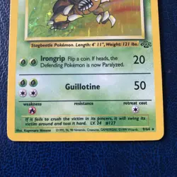 Pokemon TCG Pinsir Jungle 9/64 Holo Unlimited Holo Rare WOTC LP/NM - Image 3