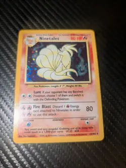 Ninetales Holo Base Set 12/102 WOTC 1999 Vintage Rare NM Pokemon TCG English - Image 1