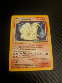Ninetales Holo Base Set 12/102 WOTC 1999 Vintage Rare NM Pokemon TCG English - Image 3