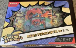 Pokemon TCG Mega Evolution Ascended Heroes Mega Feraligatr EX Box Sealed - Image 1