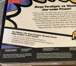 Pokemon TCG Mega Evolution Ascended Heroes Mega Feraligatr EX Box Sealed - Image 4