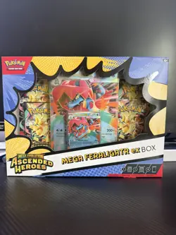 Pokemon TCG: Mega Evolution Ascended Heroes - Mega Feraligatr ex Box - Image 2