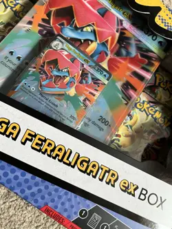 Pokemon TCG | Mega Evolution Ascended Heroes | Mega Feraligatr ex Box |Fast Ship - Image 2