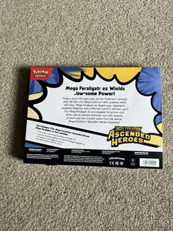 Pokemon TCG | Mega Evolution Ascended Heroes | Mega Feraligatr ex Box |Fast Ship - Image 4